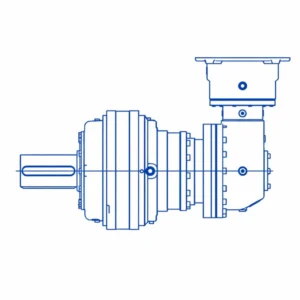 Gearbox Planetary-ZR200 Right Angle Planetary Gearbox Reducer