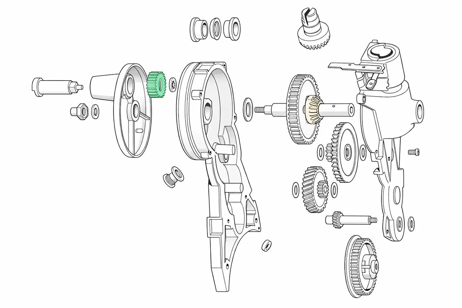 Gearbox Planetary-products-for-EP-Truck Mixers Planetary Gearbox-parts